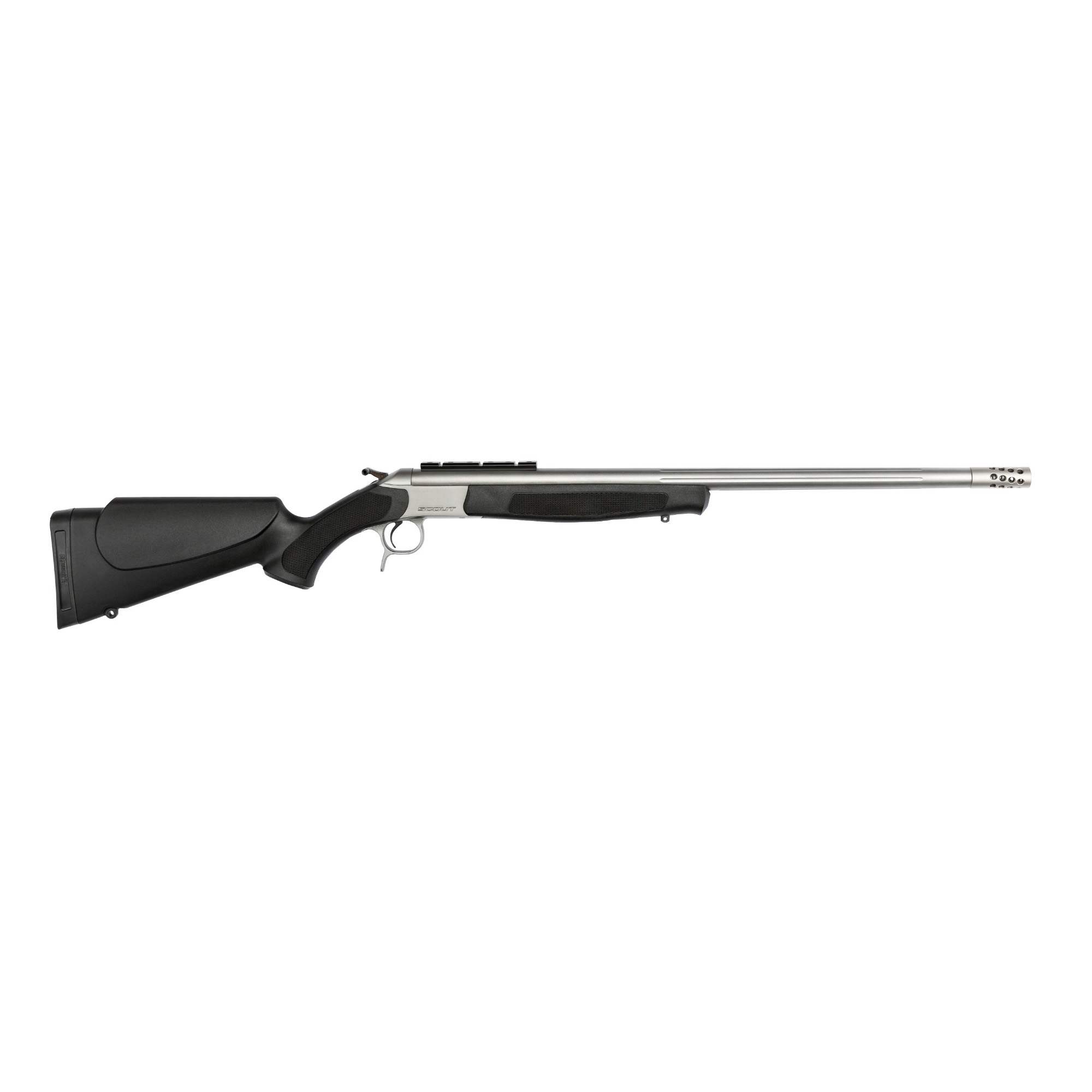 CVA Scout TD Rifle 444 Marlin. 25 in. SS/Black w/Base
