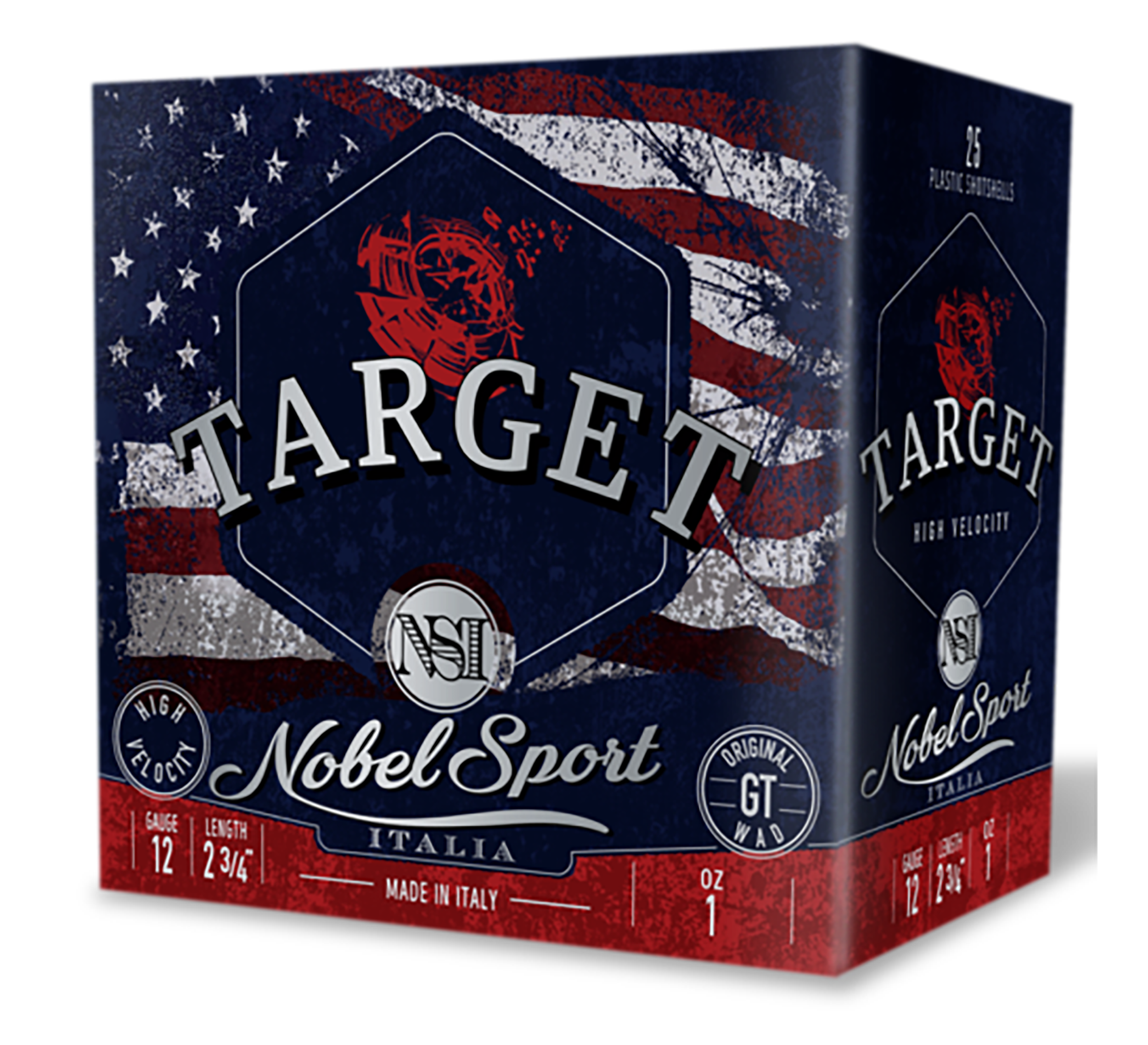 Nobel/Eurosports LLC ANS121FSC75 Target  12Gauge 2.75" 1oz 7.5Shot 250rds/Box