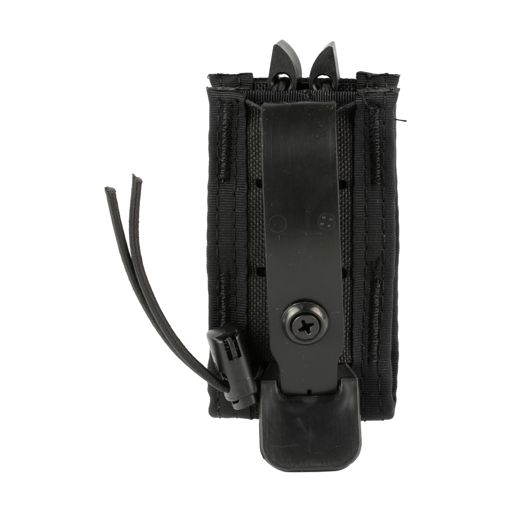 High Speed Gear 41PT00BK TACO Duty Single Pistol Mag, Black Nylon with MOLLE Exterior, Fits MOLLE & 2" Belt - 41PT00BK - 849954025277