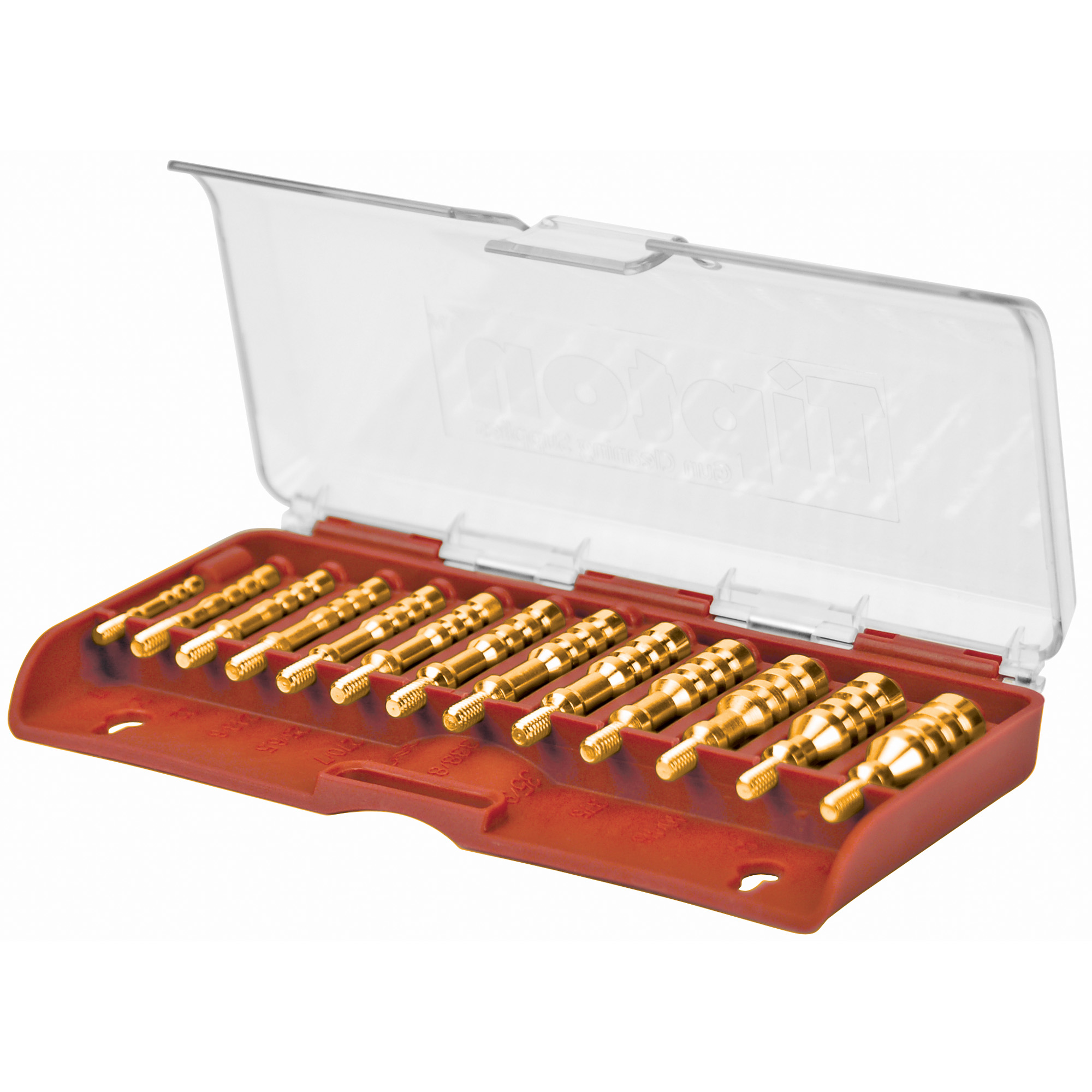 Tipton 749245 Jag Set  Multi-Caliber 8-32/5-40 Thread Brass 13 Pieces Includes Storage Box - 749245 - 661120325000