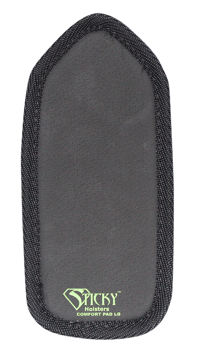 Sticky Holsters COMFORTPADLG Comfort Pad Holster Cushion IWB Size Large Black Foam Hook & Loop Ambidextrous