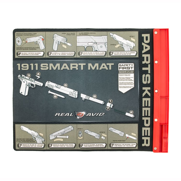 Real Avid AV1911SM 1911 Smart Mat Black/Red 19" x 16" Real Avid AV1911SM 1911 Smart Mat Black/Red 19" x 16"