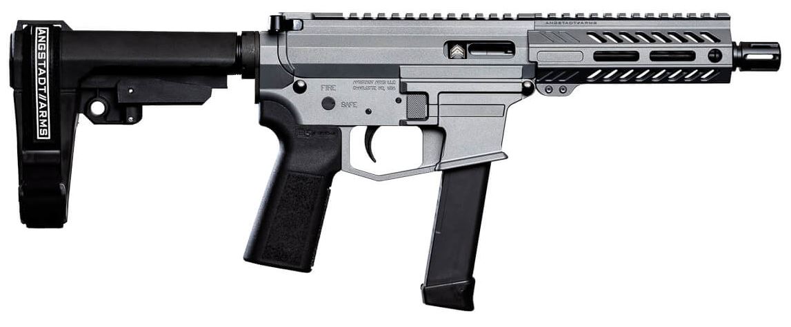 Angstadt Arms UDP-9 9mm Luger, 6in. Barrel, 33rd, SBA3 Brace - Gray (AAUDP09BG6)
