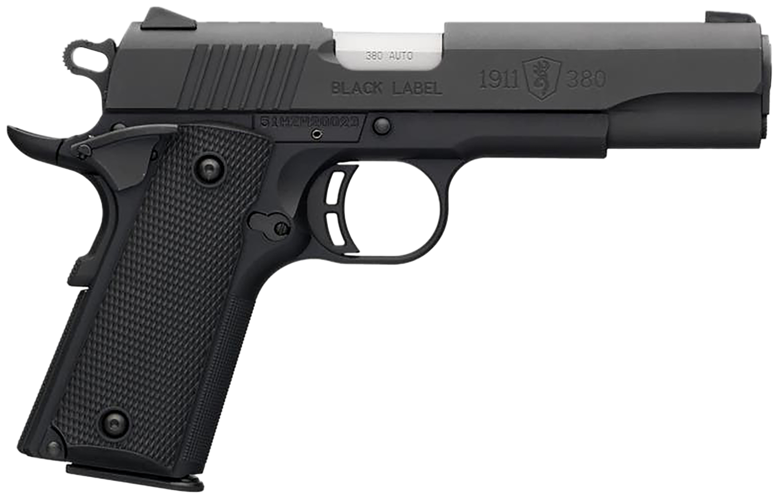 Browning 1911-380 380 ACP 4.25" 8 Rounds Matte Stainless Steel Frame