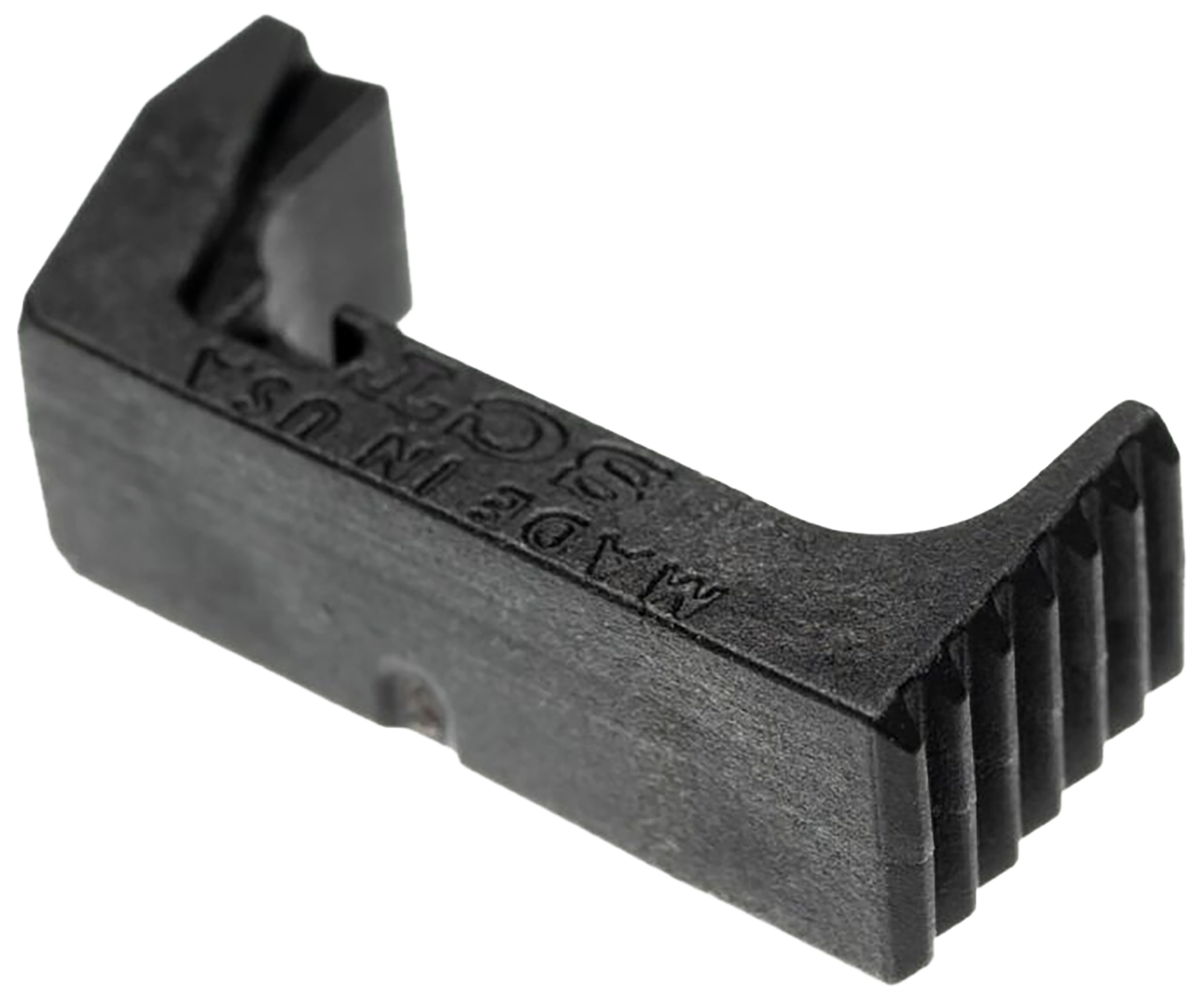 Sct Manufacturing 210190202 Sub Compact Mag Catch Compatible w/ Glock 43X Mags Black Plastic