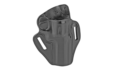 Galco CM126B Combat Master  OWB Black Leather Belt Slide Fits S&W N Frame Right Hand - CM126B - 601299030749
