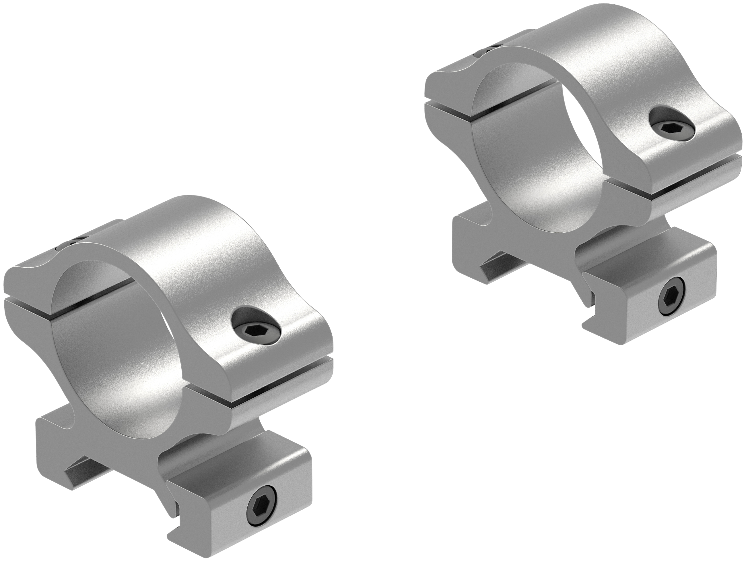 Leupold Rifleman Detachable Scope Rings Silver 1in Medium for Dovetail Rails