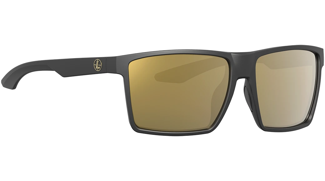 Leupold 184363 Performance Wear Desoto Bronze Mirror Lens Polycarbonate Matte Black Frame