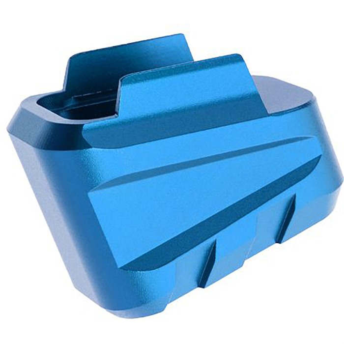 Tyrant CNC Magazine Extension +5 for Sig Sauer P320 9mm Luger Blue