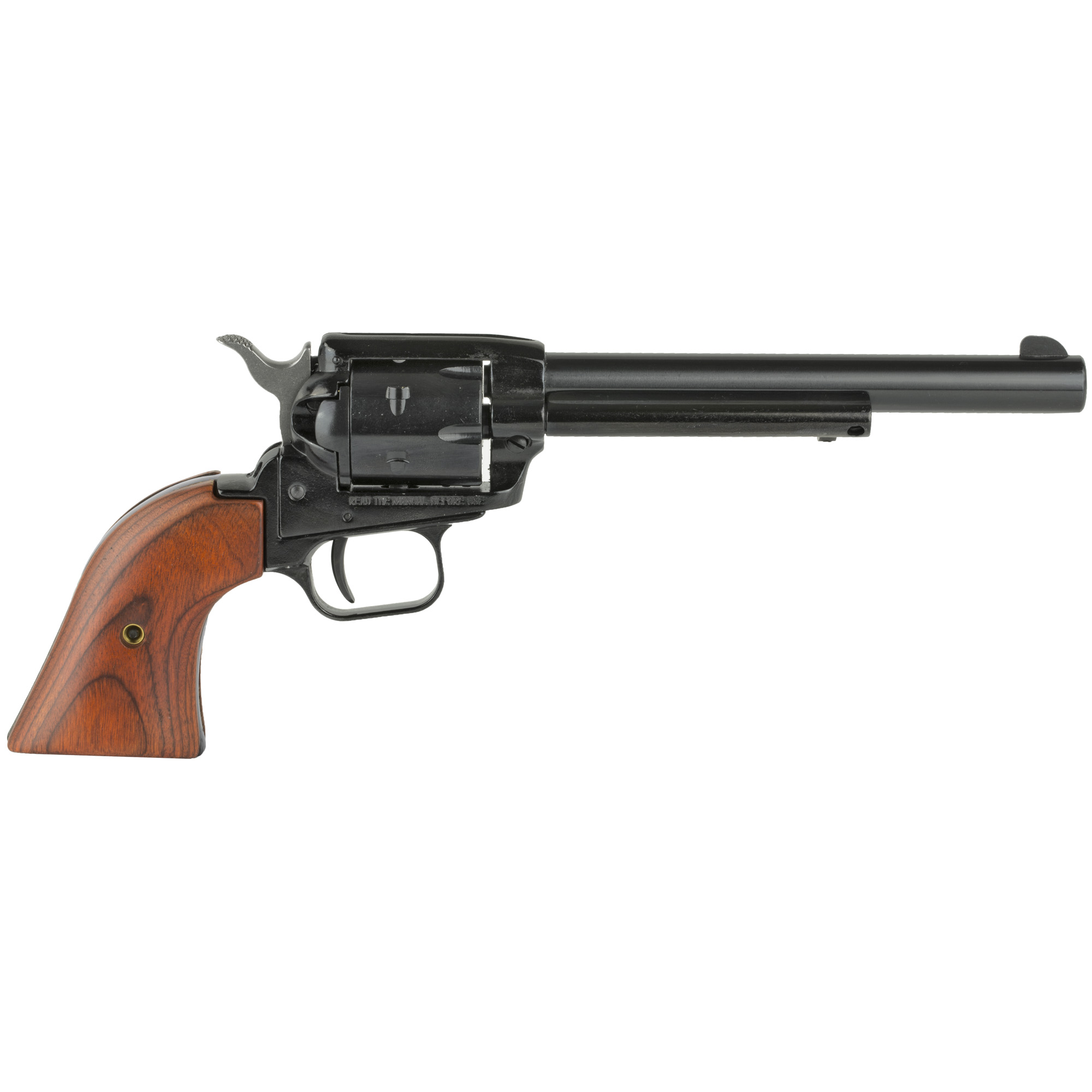 Heritage Rough Rider Revolver - Black | .22 LR | 6.5" Barrel | 6rd | Cocobolo Wood Grips - RR22B6 - 727962500309
