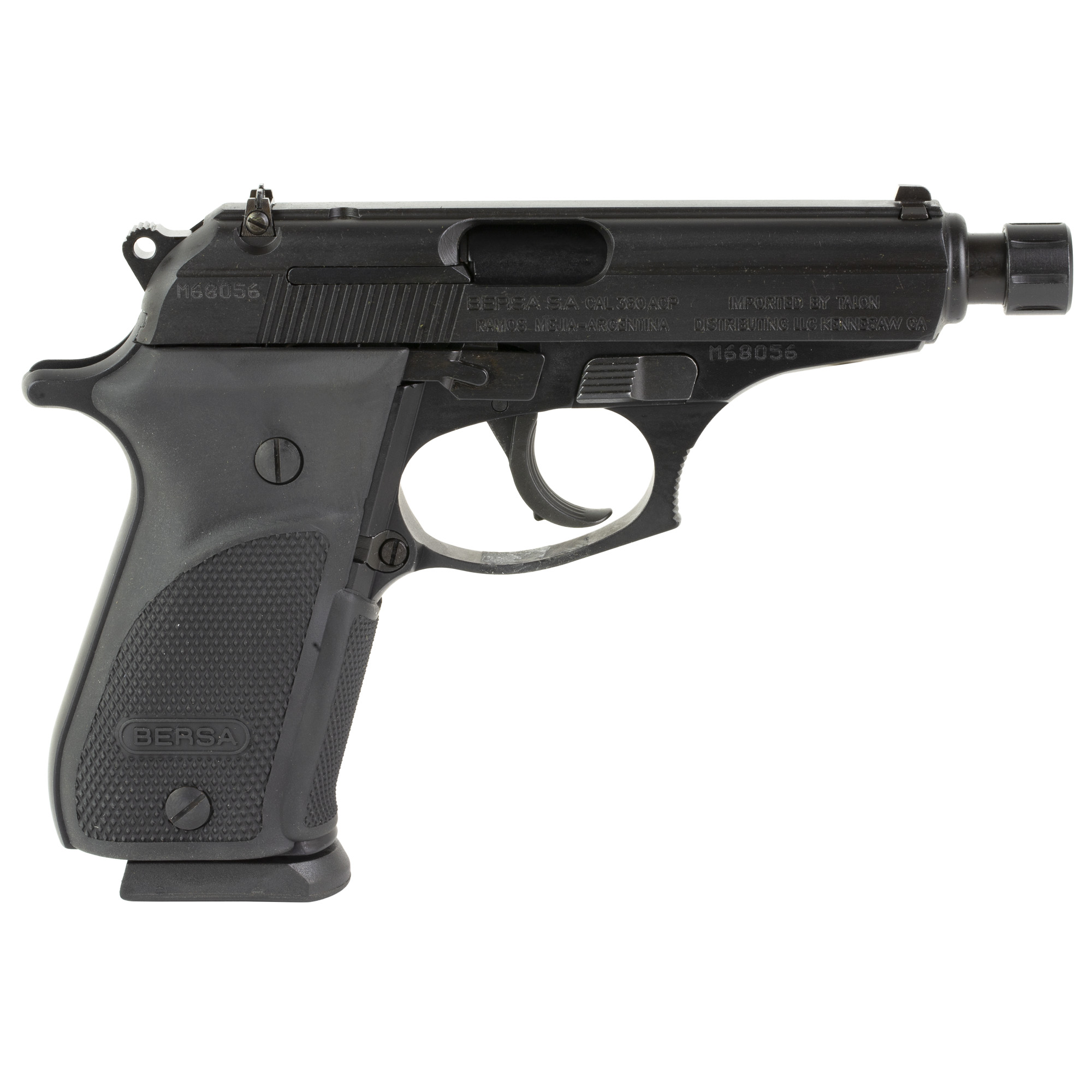 Bersa Thunder 380 Plus Pistol - Black | .380 ACP | 4.25" Barrel (Threaded) | 15rd - T380PM15X - 810083200316