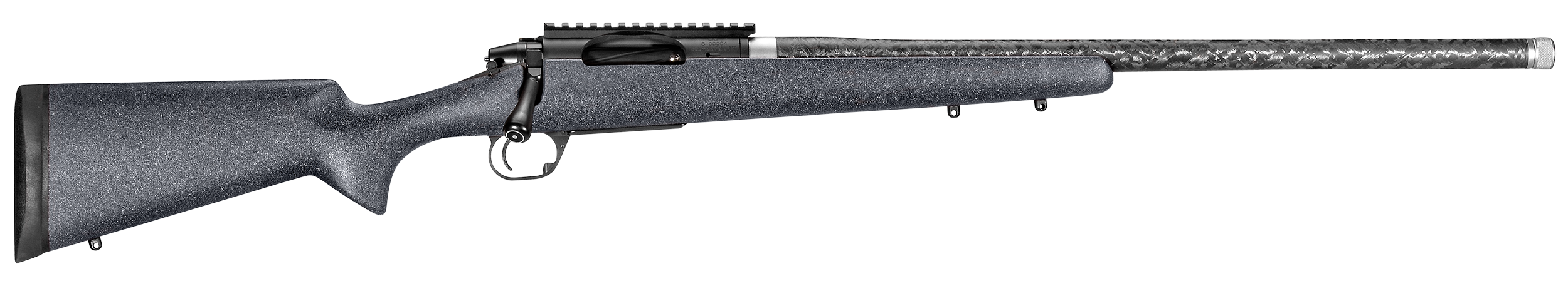 Proof Research 128312 Elevation Lightweight Hunter 308 Win Caliber with 4+1 Capacity, 20" Carbon Fiber Barrel, Black Metal Finish & Black Granite Carbon Fiber Stock, Right Hand (Full Size)