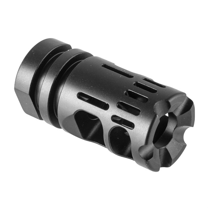 AR-15 GAMMA 9MM MUZZLE BRAKE 9MM 1/2-28 BLACK