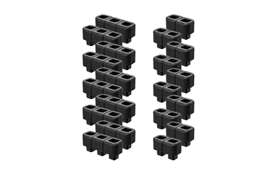 Magpul MAG1302-BLK DAKA Grid Organizer Black Polypropylene for Pelican 800 Vault Double Rifle Case - MAG1302BLK - 840815143147