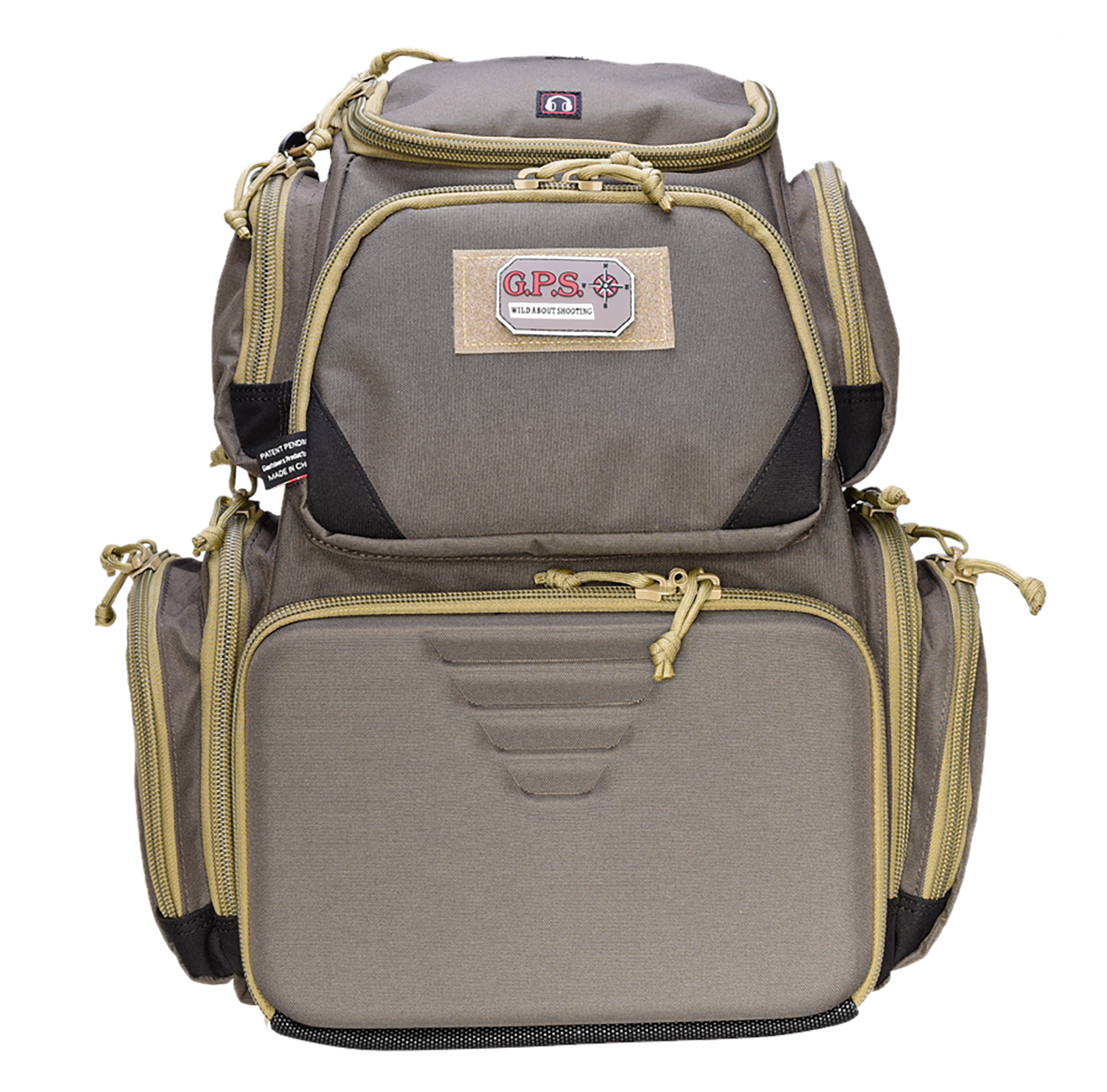 GPS Bags 1611SC Sporting Clays Backpack Olive w/Visual ID Storage System, Lockable Zippers, Storage Pockets, Pull-Out Rain Cover GPS Bags 1611SC Sporting Clays Backpack Olive w/Visual ID Storage System, Lockable Zippers, Storage Pockets, Pull-Out Rain Cover