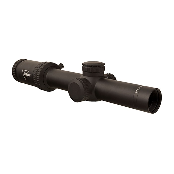 Trijicon Credo 1-6x24 FFP Illuminated Rifle Scope Green MRAD Segmented Circle 30mm 0.1 MRAD Click