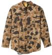 Browning Wasatch-CB Shirt Button-Front 2 Pocket Vintage Tan Camo L