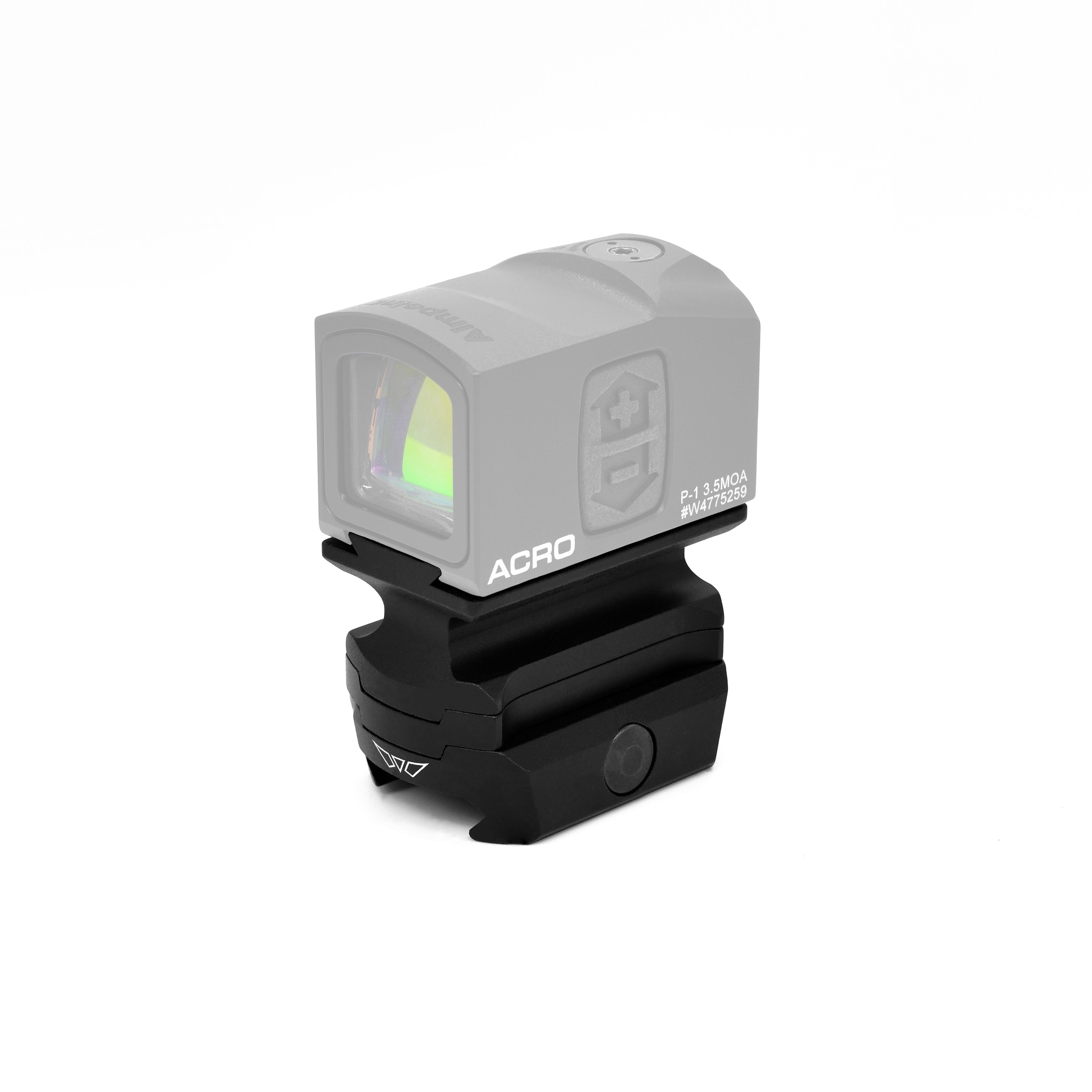 Warne 6107M Red-Dot Riser for Aimpoint ACRO Picatinny Anodized