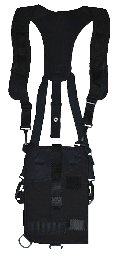 GrovTec US Inc GTHL14902R Trail Pack  Shoulder Black Nylon Harness Fits Med/Lg DA Revolver Ambidextrous