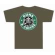 Tuff Products Guns and Coffee Short Sleeve Shirt OD Green S
