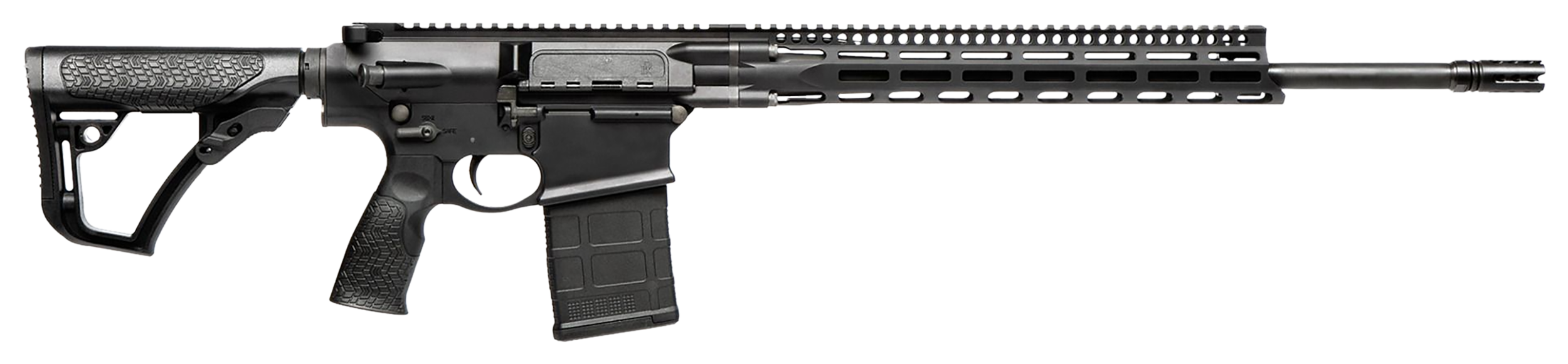 Daniel Defense 0216530063047 DD5 V5 6.5 Creedmoor 20" 20+1 Black Hard Coat Anodized 6 Position w/SoftTouch Overmolding Stock MLOK
