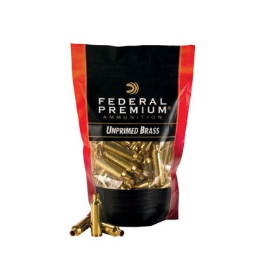 FEDERAL UNPRIMED BRASS 22-250 REM 100/BAG