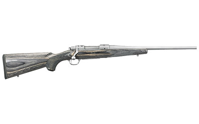 Ruger 17111 Hawkeye Compact Compact 7mm-08 Rem 4+1 16.50"  Matte Stainless Steel Barrel, Integral Scope Mounts Stainless Steel Receiver, Black Fixed Laminate Stock - 17111 - 736676171118