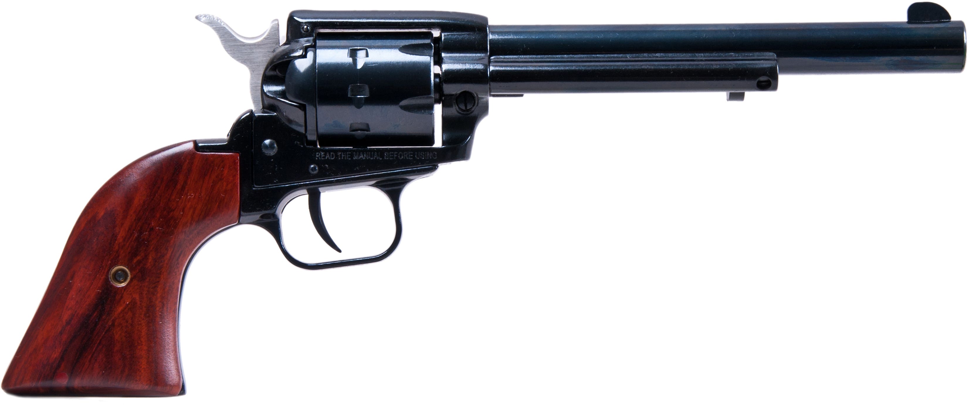 Heritage Rough Rider Revolver - Black | .22 LR / .22 WMR | 6.5" Barrel | 9rd | Cocobolo Wood Grips - RR22999MB6 - 727962500514