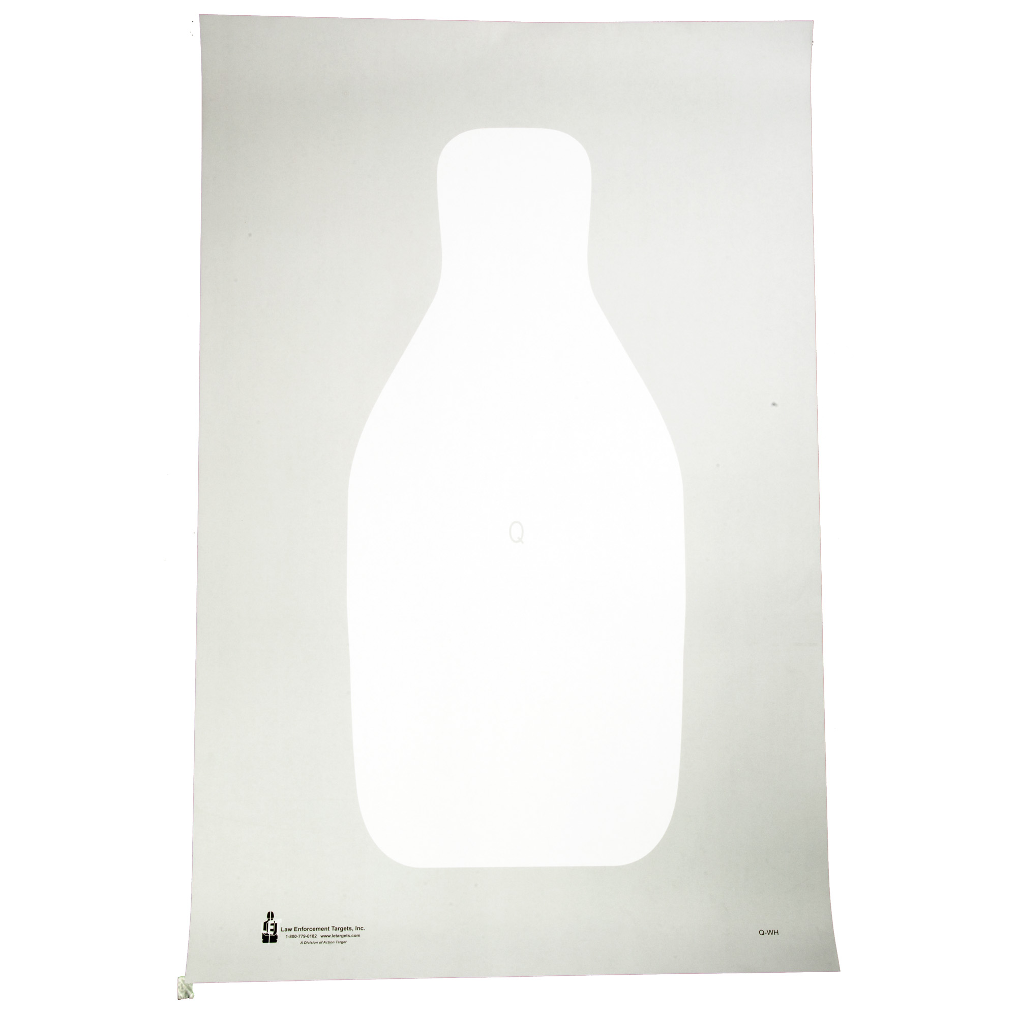 ACTION TGT STNDRD FBI/DEA WHT 100PK