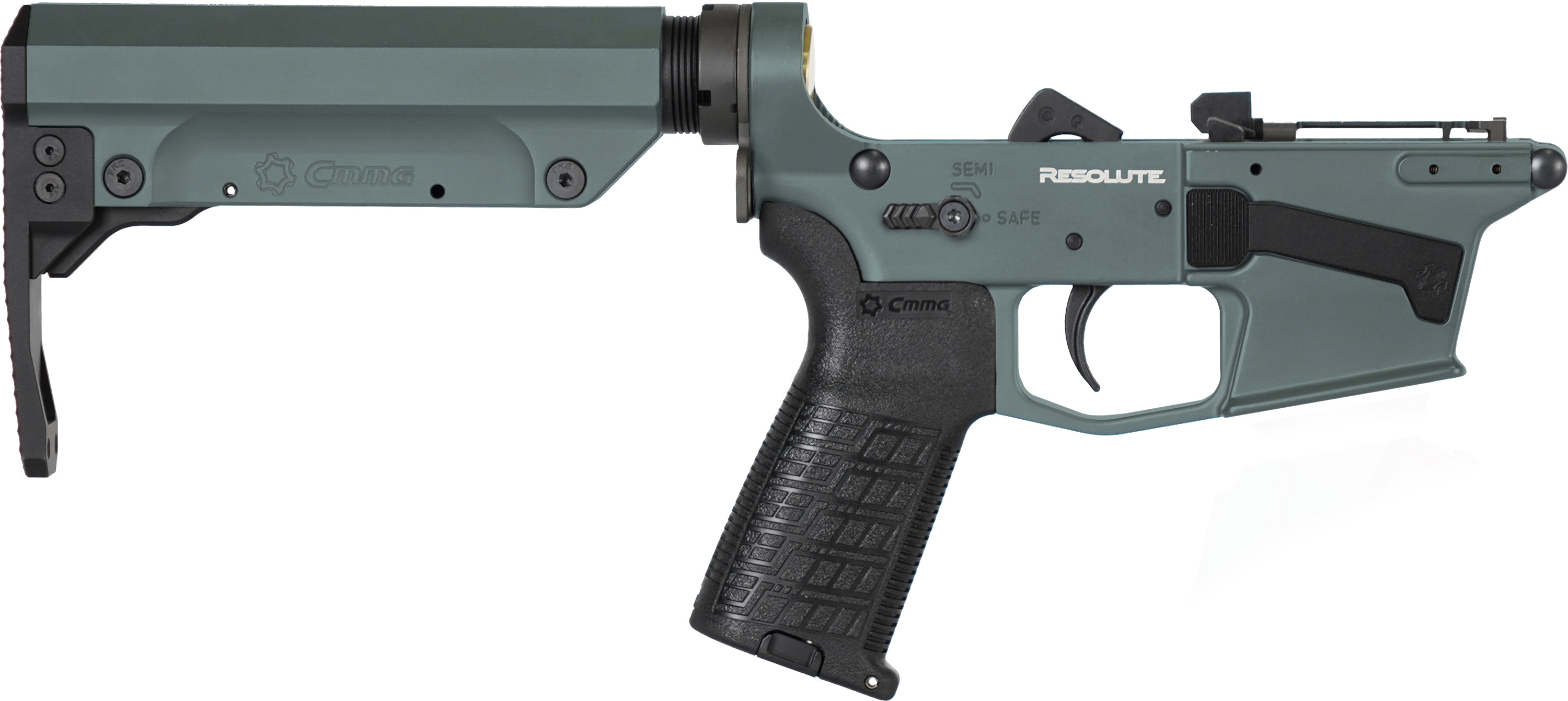 CMMG RESOLUTE Mk57 5.7x28mm Receiver Pistol Grip Adjustable Stock Left Hand