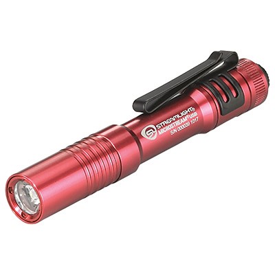 Streamlight MicroStream Usb 250 Lumens Red Compact Rechargeable Flashlight