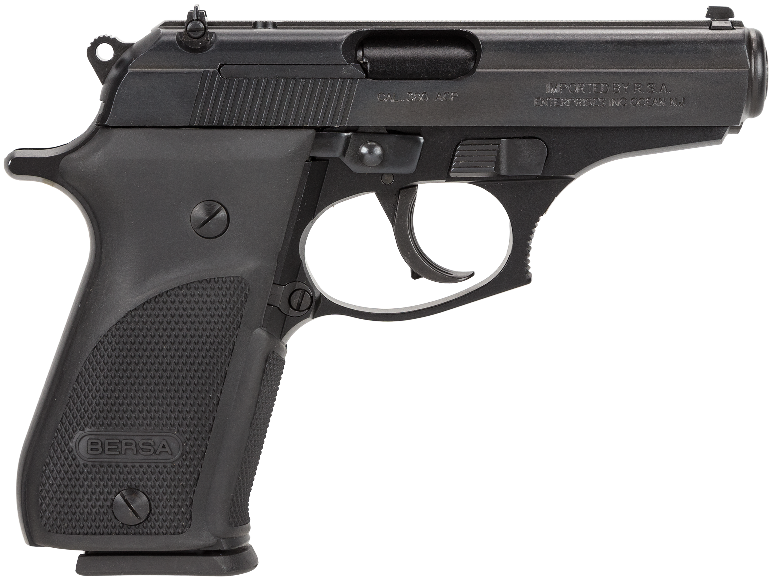 Bersa Thunder Plus, 380ACP, 3.5in. Barrel, 15rd - Black (THUN380PM15)