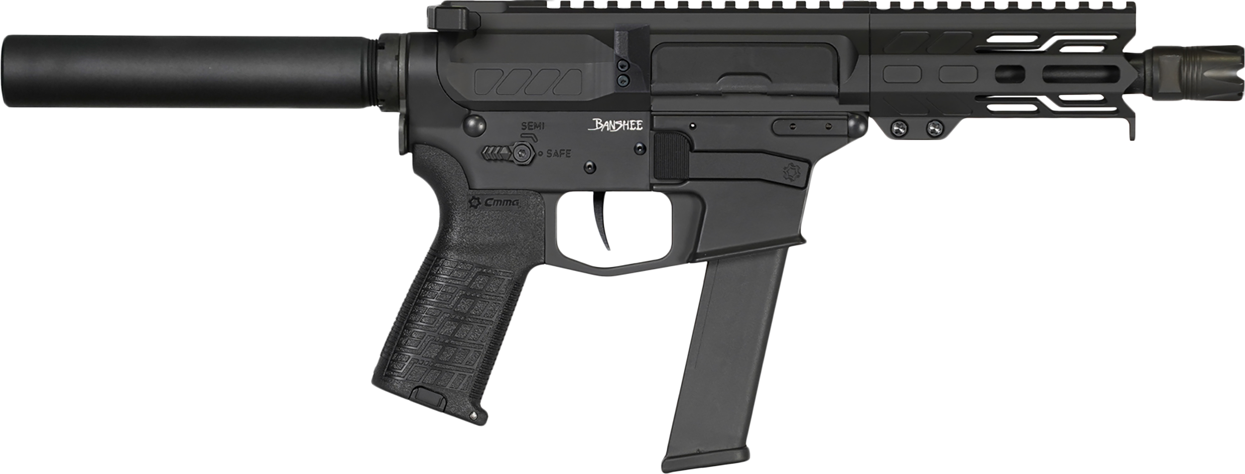 CMMG Banshee MKGS 40 S&W 5" 22 Rounds Tungsten CMMG Banshee MKGS 40 S&W 5" 22 Rounds Tungsten