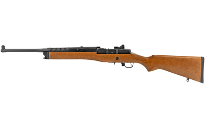 Ruger 5801 Mini-14 Ranch 223 Rem/5.56 NATO 5+1 18.50" Blued Steel Barrel, Blued Drilled & Tapped Alloy Steel Receiver, Hardwood Fixed Stock, Right Hand - 5801 - 736676058013