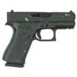 Glock G43X 9mm 3.41in 10rd Multicolor Paint Splatter Finish