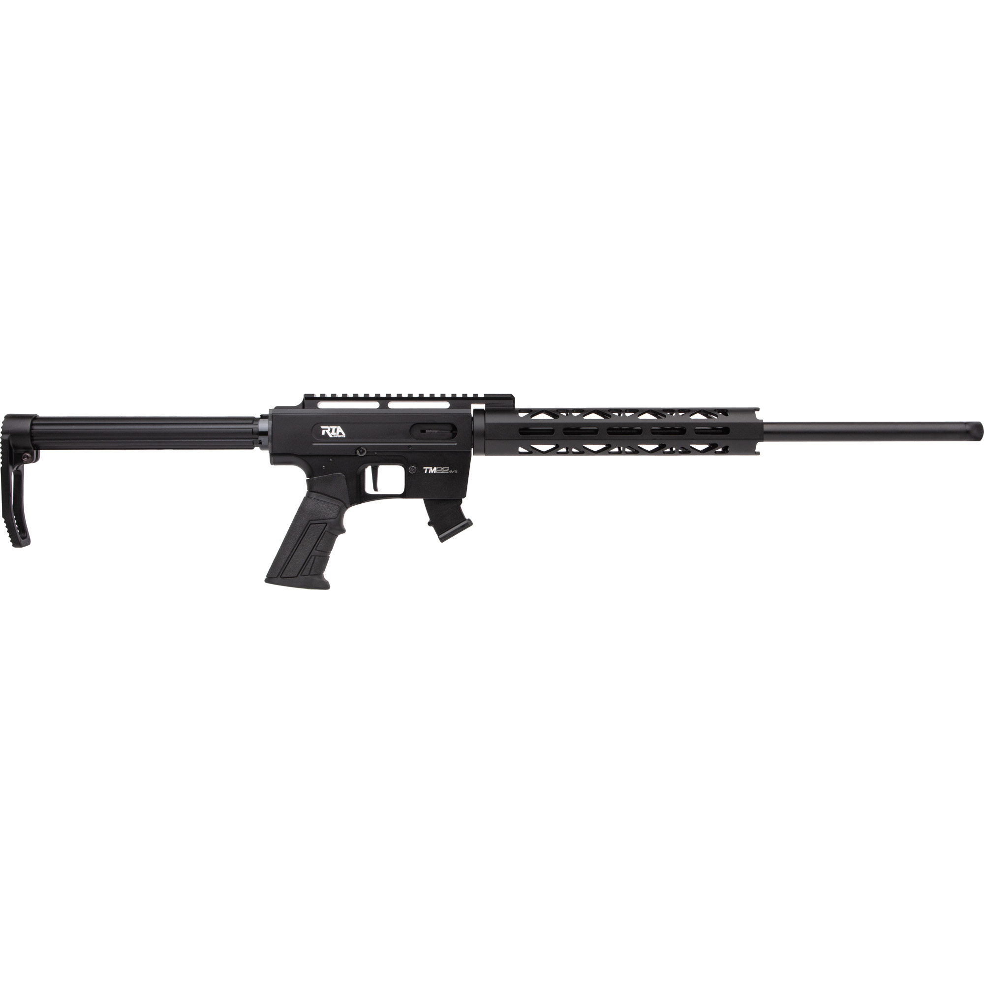 Armscor TM22 22 Long Rifle, 18in. Barrel, 10rd, MLOK Handguard & Fixed Stock - Black (NPN: TM22A18) - TM22A18 - 812285026169