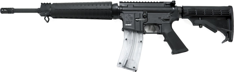 Rock River Arms LAR-22 MID A4 Rifle 22 LR. 16 in. Black Polymer Receiver 25 rd.