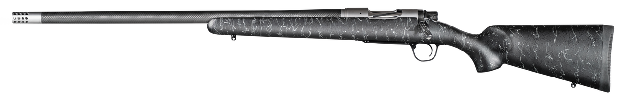 Christensen Arms 8010600101 Ridgeline  6.5 Creedmoor 4+1 20" Carbon Fiber/Threaded Barrel, Tungsten Gray Cerakote, Black with Gray Webbing Stock,