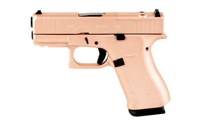 Glock 43x 9mm 10rd Mos Fs Rose Gold - UX4350204FRMOS-RG