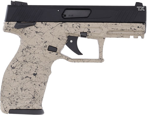 Taurus TX22 Pistol 22 Long Rifle 4.1 in 16 Rounds FDE Splatter - 1TX22141SP3 - 725327934387