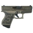 Glock G43X 9mm 3.4in 6rd Revolution Engraved Colonial Brown