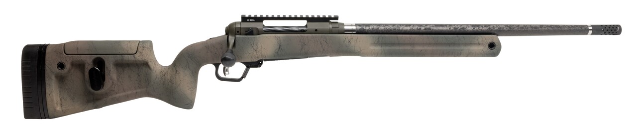 Savage 110 Pro Pursuit 7mm PRC 20" 3+1 Olive Dark Green Cerakote Earth-Tone Camo