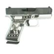 Glock G43X Custom 9mm 3.41in 10rd Trump Satin Aluminum Cerakote