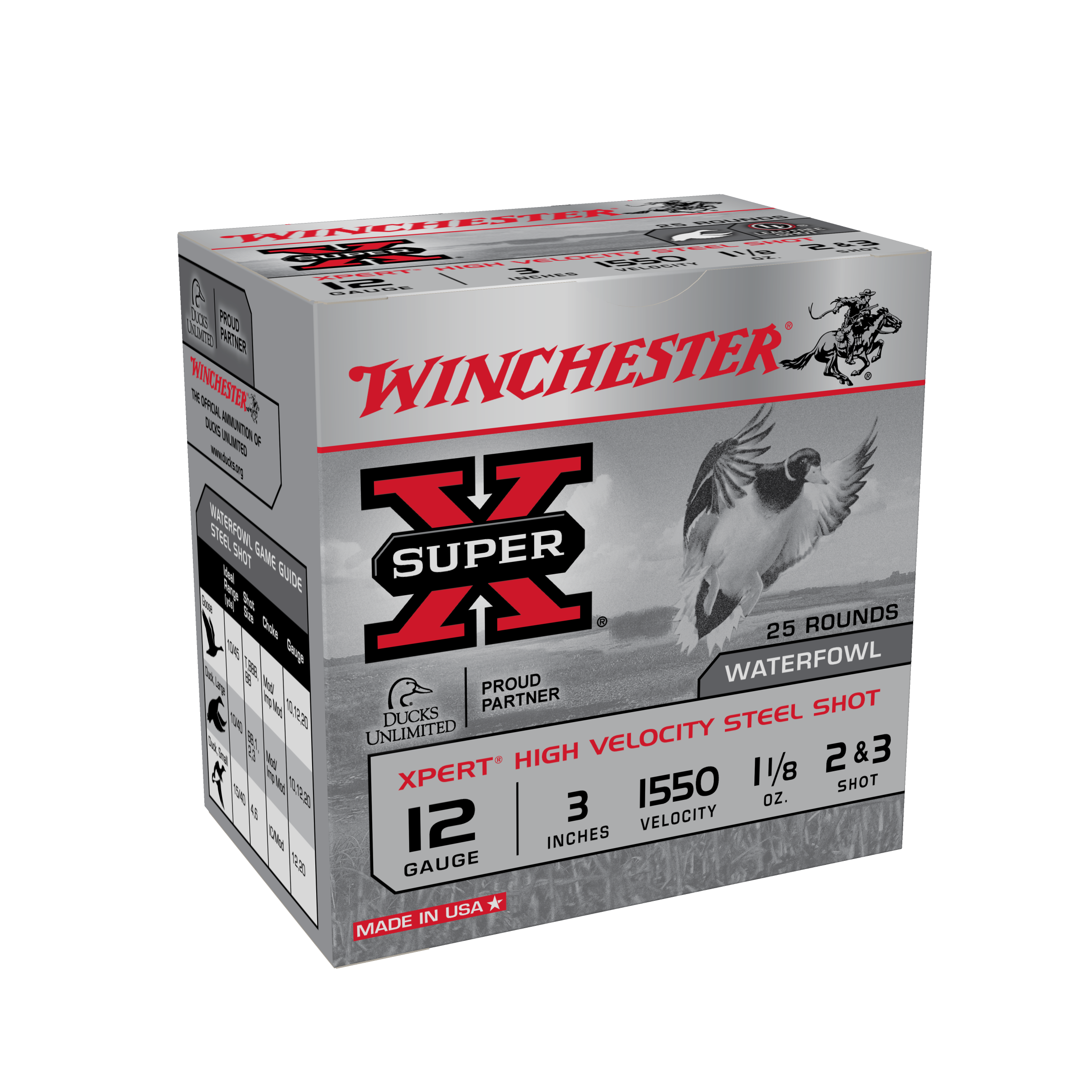 Winchester Ammo WEX12323 Super X Xpert 12Gauge 3" 1 1/8oz 2/3Shot 25 Rounds Winchester Ammo WEX12323 Super X Xpert 12Gauge 3" 1 1/8oz 2/3Shot 25 Rounds