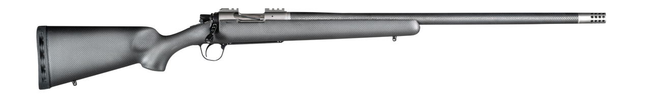 Christensen Arms 8010800700 Summit TI  Full Size 6.8 Western 3+1, 24" Natural Titanium Steel Threaded Barrel, Natural Titanium Aluminum Receiver, Natural Carbon Fiber Fixed Sporter Stock