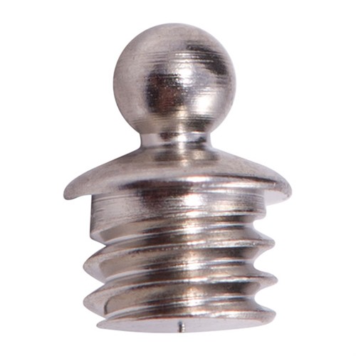 BRASS SKIRTED BEAD, 1/16'' 3-56 TPI, BRIGHT SILVER