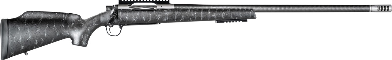 Christensen Arms 8011003400 Traverse  Full Size 7mm PRC 3+1 26" Natural Stainless Steel Threaded Barrel, Natural Stainless Aluminum Receiver, Black w/Gray Webbing Fixed Monte Carlo w/Raised Comb Stock - 8011003400 - 840290520730