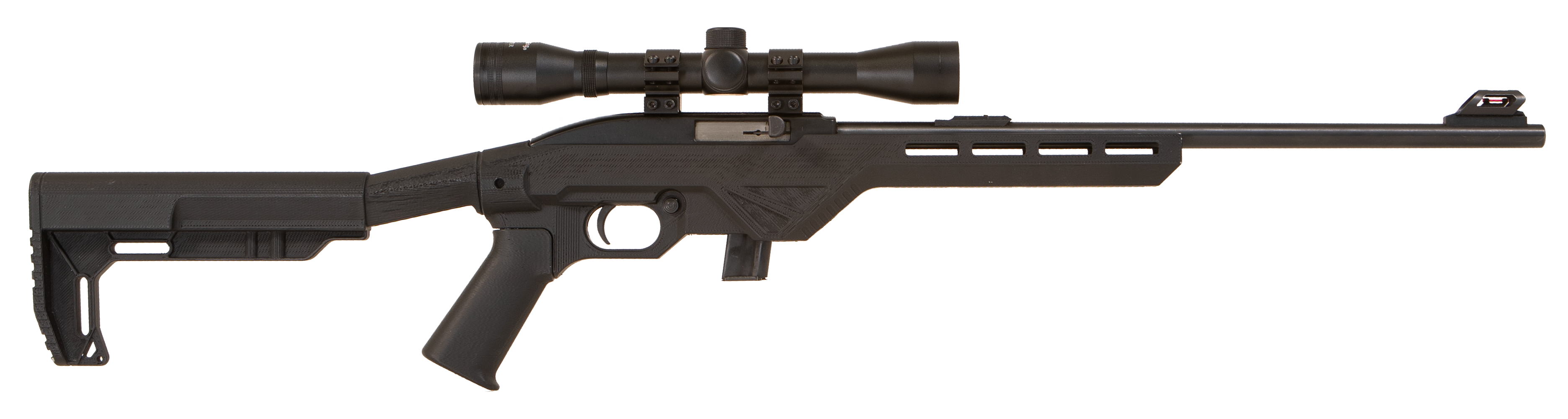 Citadel CIT22LRBMM Trakr  Full Size 22 LR 10+1 18" Blued Steel Barrel, Black Steel Receiver, Black Synthetic Stock, Nikko Stirling Mountmaster