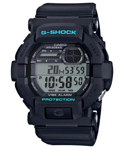 G-Shock Classic w/ Vibration Alarm & World Time - GD350-1CR