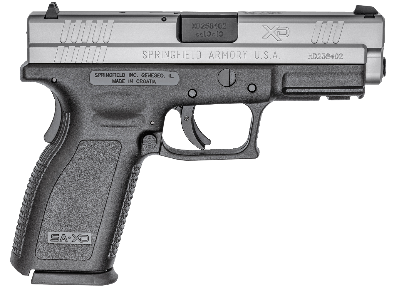Springfield Armory XD9301 9mm Luger 4" 10 Rounds Stainless Steel Polymer Frame